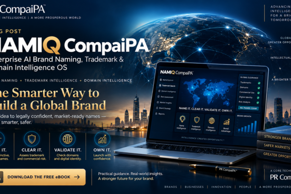 NamiQ CompaiPA Unlock Global Brand Naming, Trademark Search & Domain Name Viability