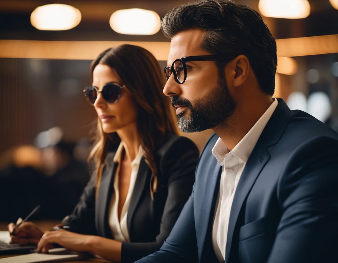 CompaiPA Executives at a meeting on content optimization image 2